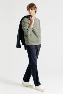 "le parfait by JULES" effen sweater ronde hals