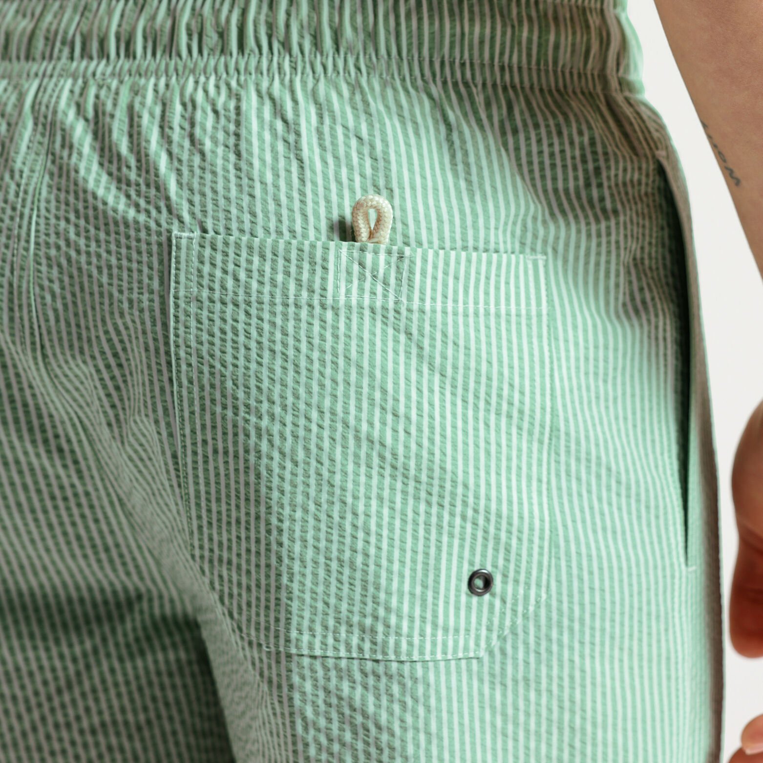 Maillot de bain seersucker ray&eacute;