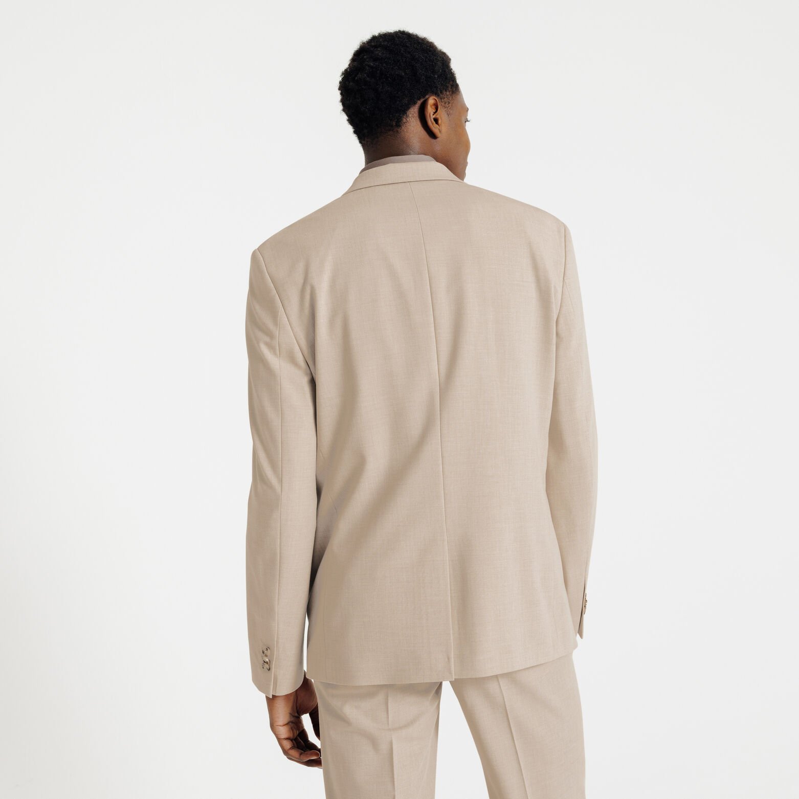 Tweekleurig comfort fit kostuumvest