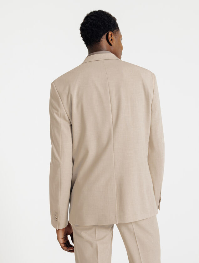 Tweekleurig comfort fit kostuumvest