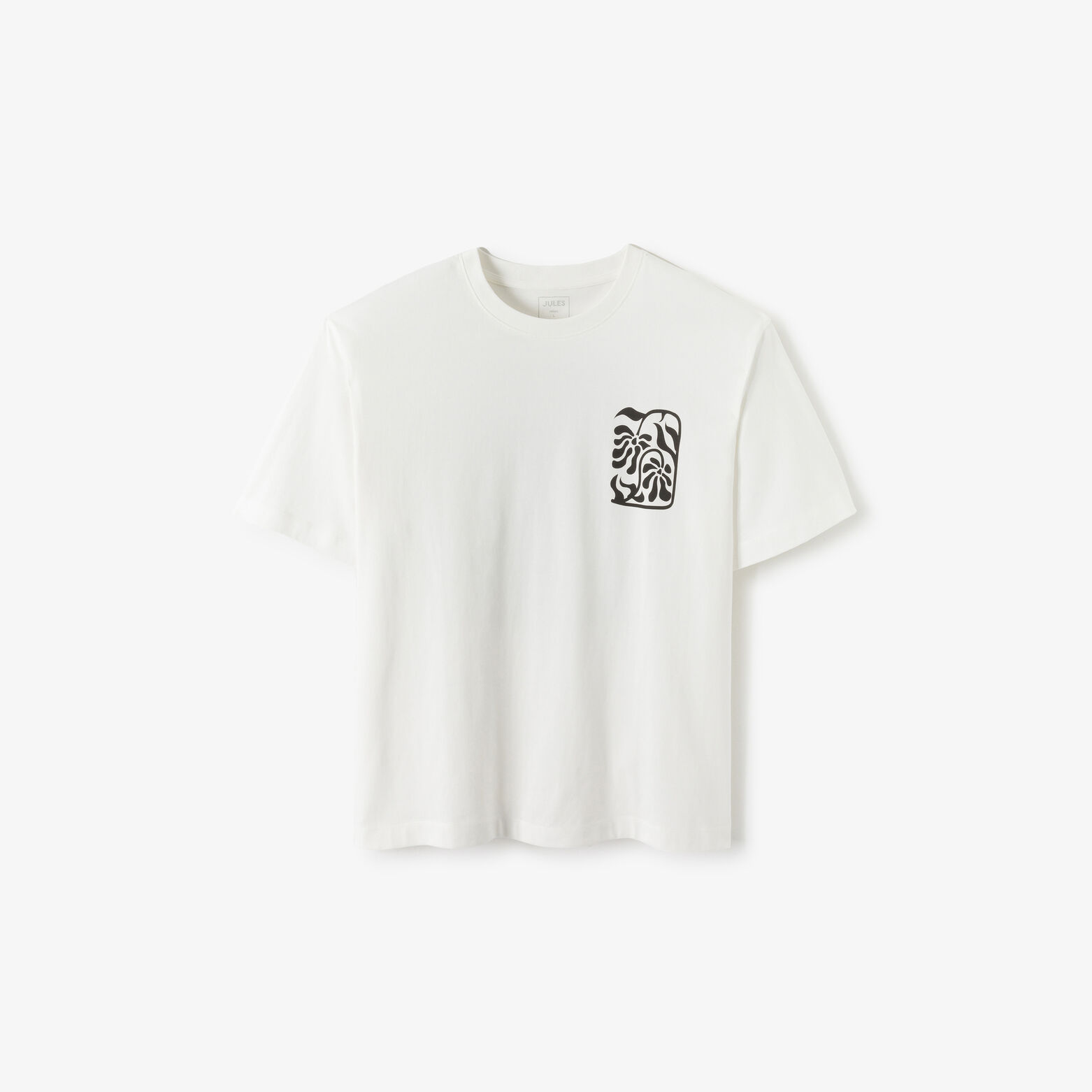 Tee shirt imprimé devant et dos fleurs