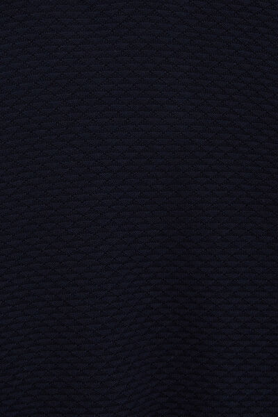 Pull col rond jeux de points fantaisie