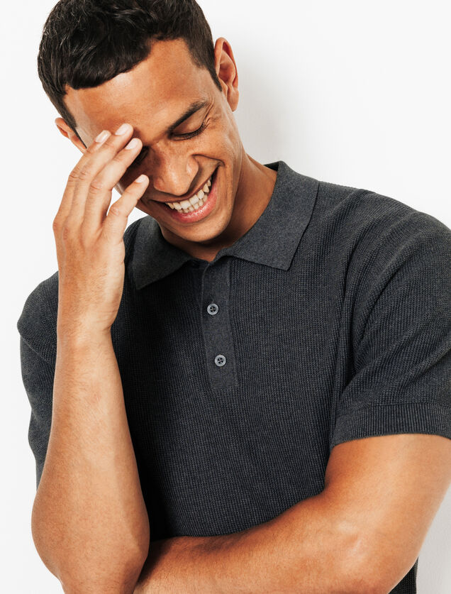 Polo en maille micro piqué