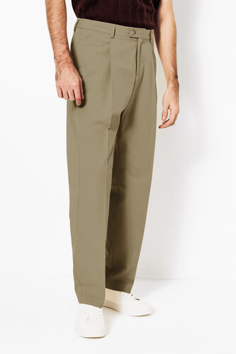 Pantalon chino large léger en  coton