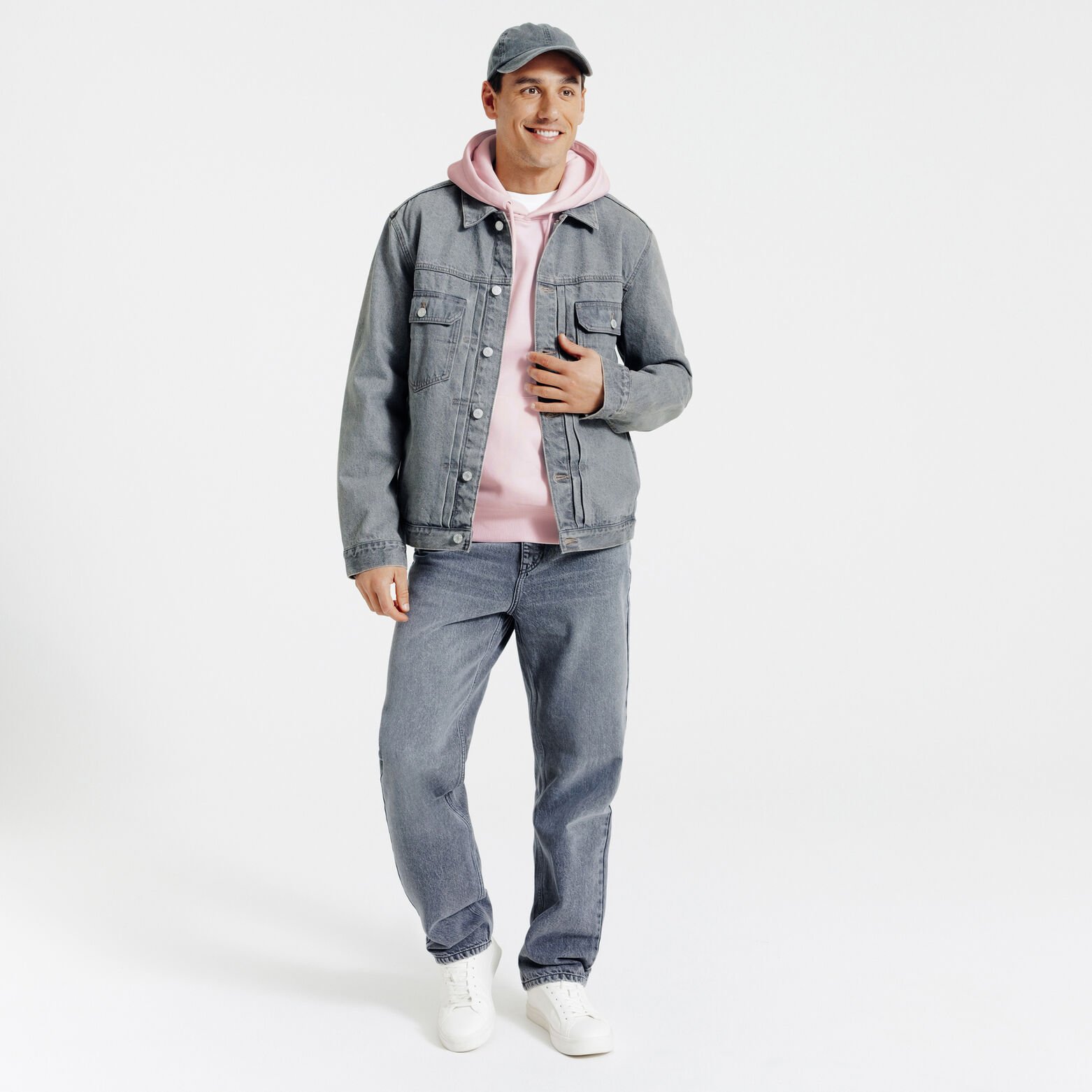 Sweat &agrave; capuche uni