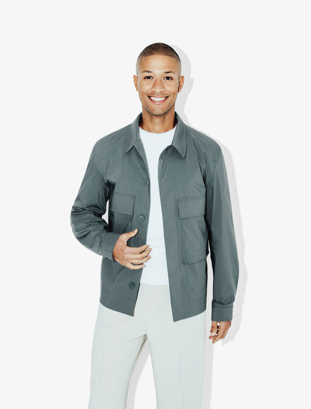 Veste mi-saison col chemise