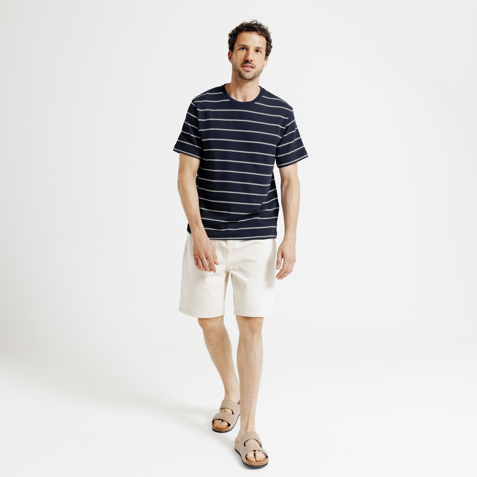 Tee shirt maille rayé