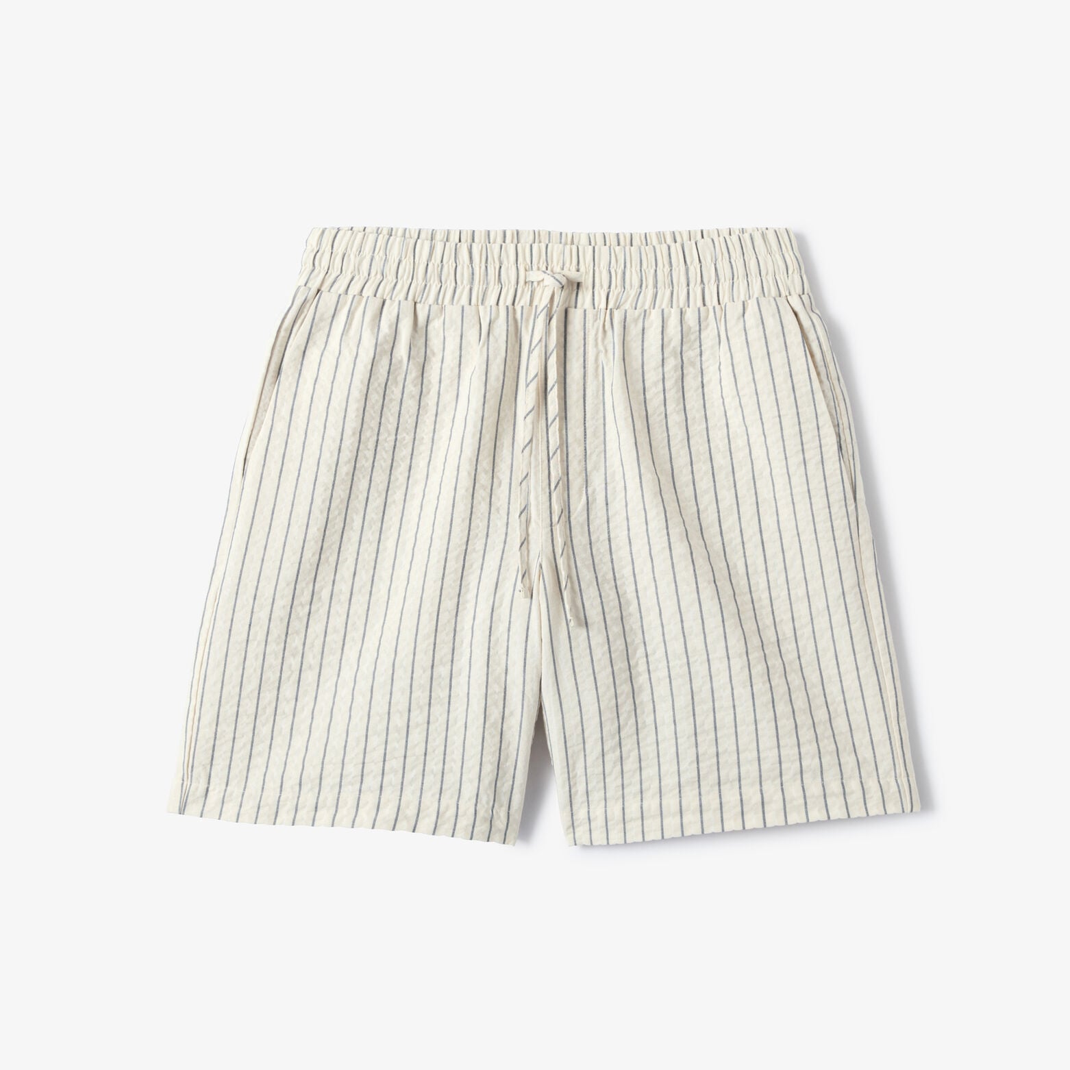 Bermuda taille &eacute;lastiqu&eacute;e ray&eacute;