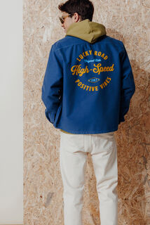 Overhemd in katoen met print