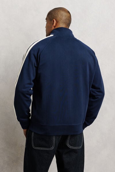 Sweat zipp&eacute; brod&eacute; New York Knicks licence NBA