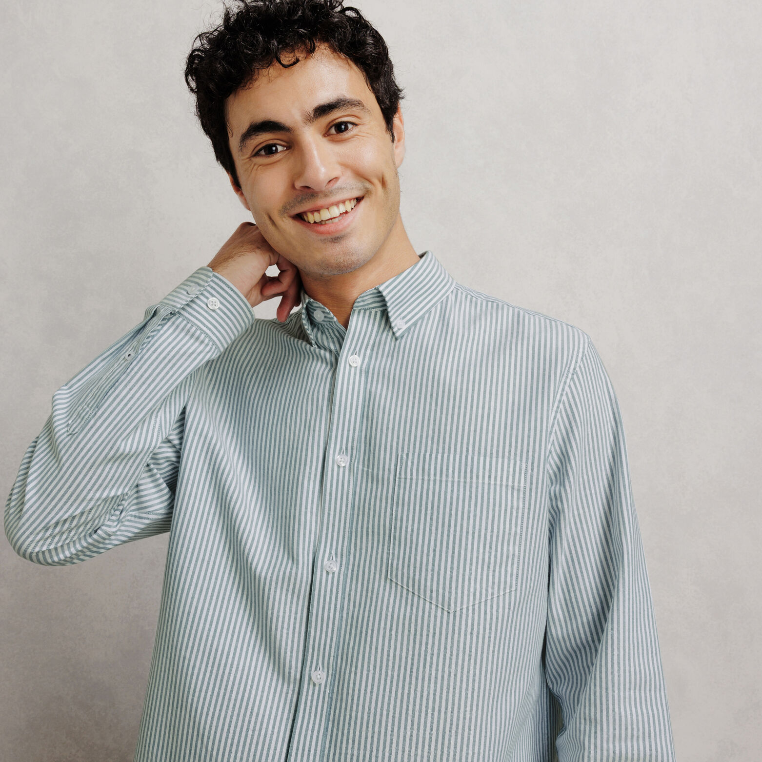 Chemise oxford ray&eacute;e "le parfait by JULES"
