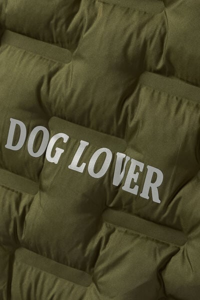 Doudoune &agrave; capuche pour chien Dog lover
