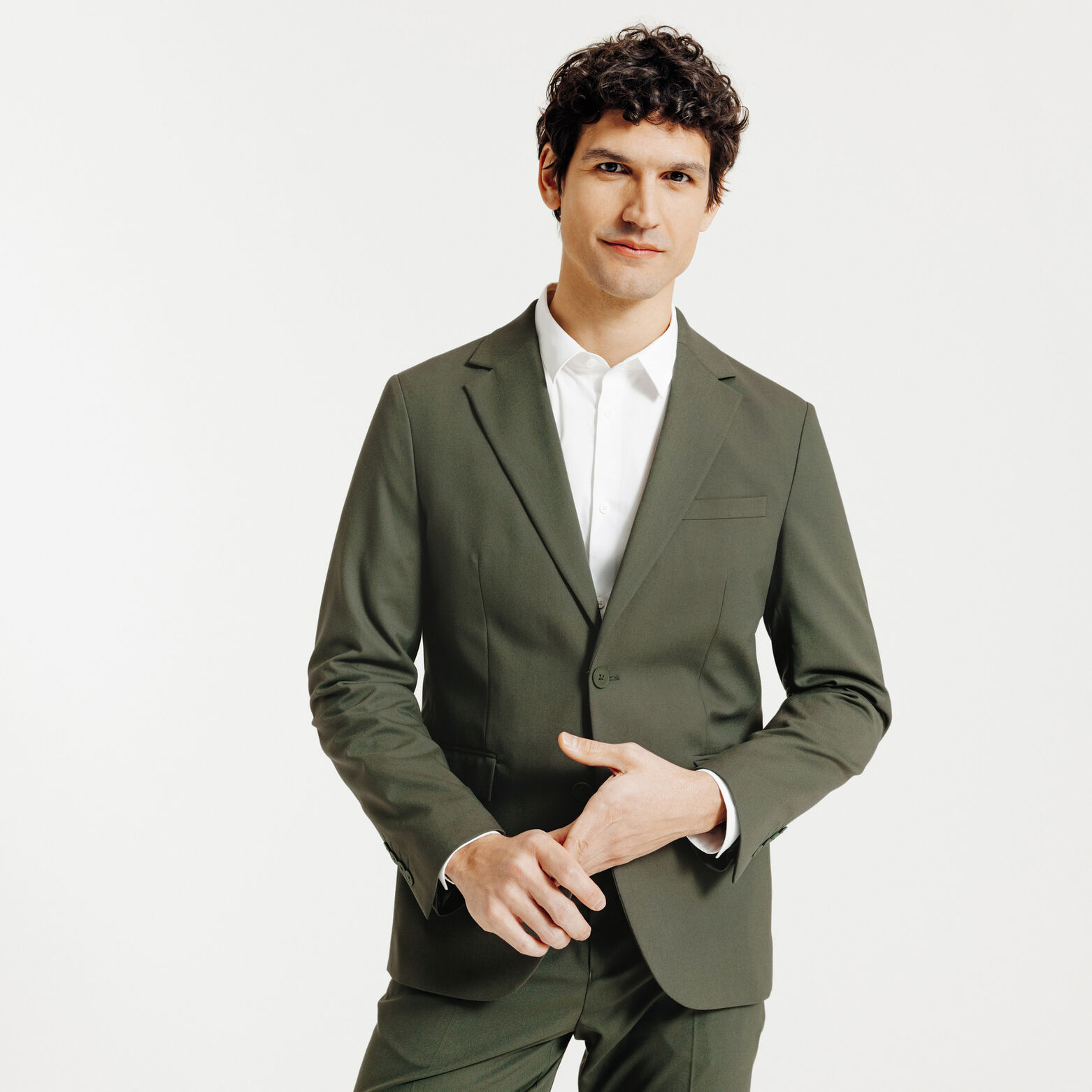 Costume 2 pi&egrave;ces confort - Kaki