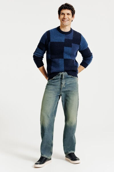 Jean baggy avec ceinture