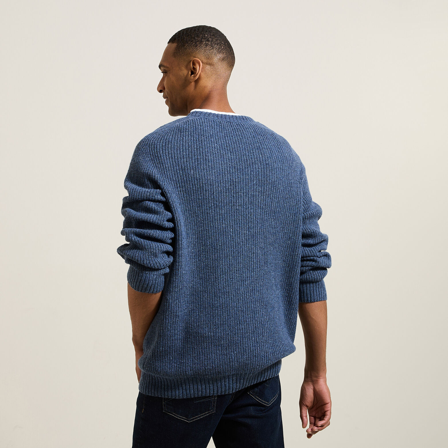 Trui met ronde hals made in France