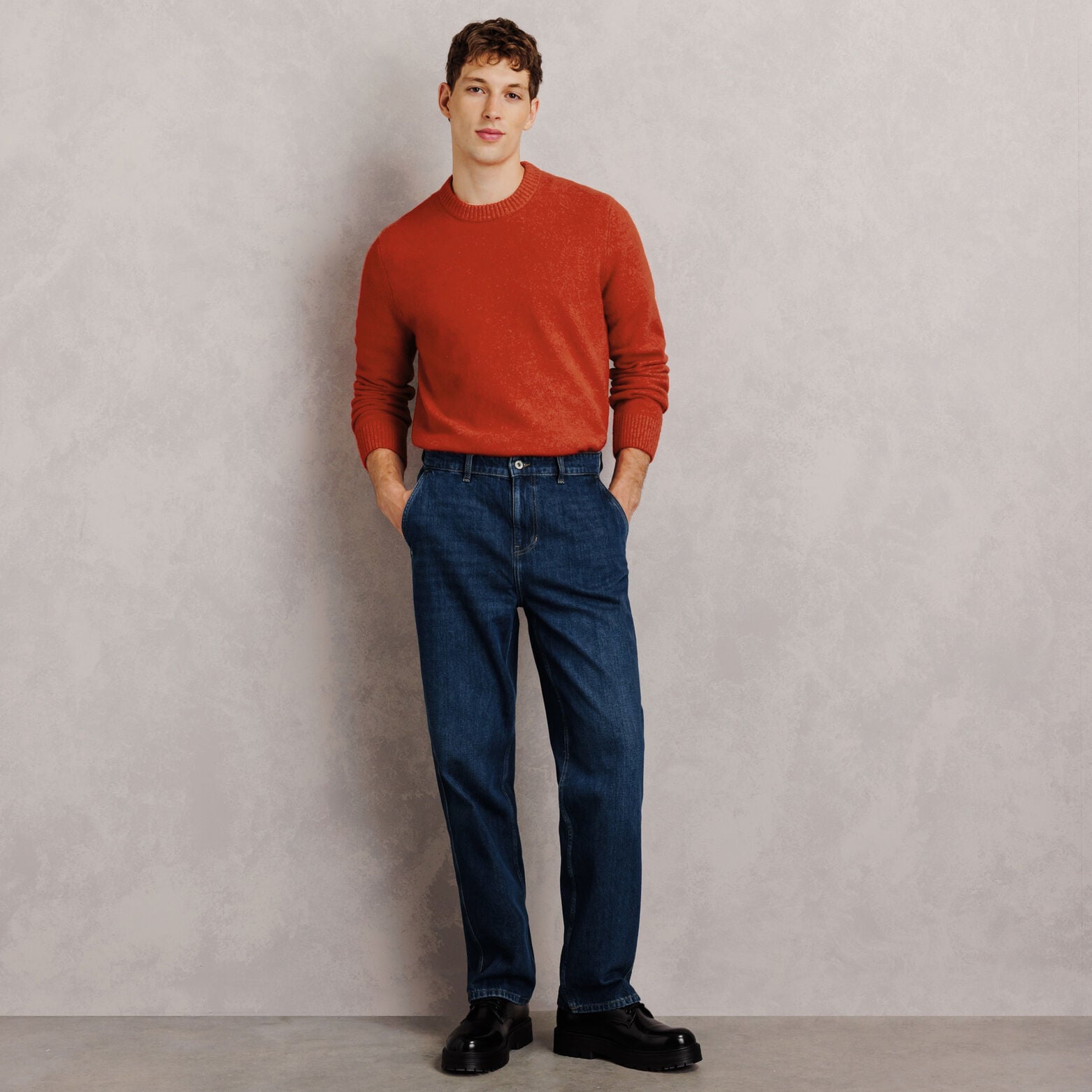 Baggy jeans RE-JEAN gewassen 100% katoen