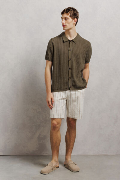 Pull Vert kaki