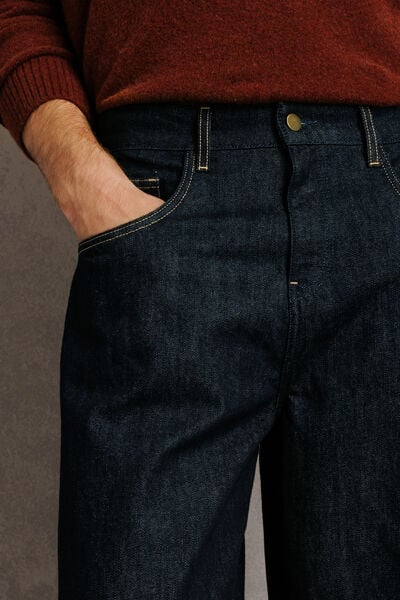 Barrel jeans raw 100% katoen