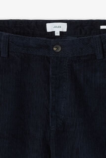 Loose fit chinobroek in fluweel