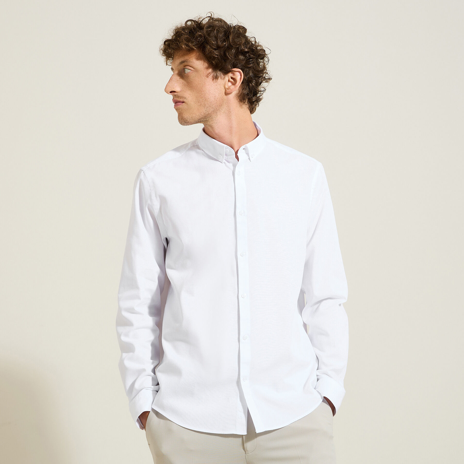 Chemise blanche homme jules sale