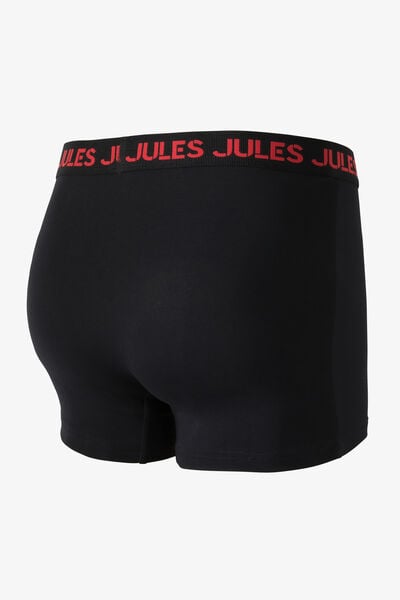 Boxer en coton avec ceinture color&eacute;e