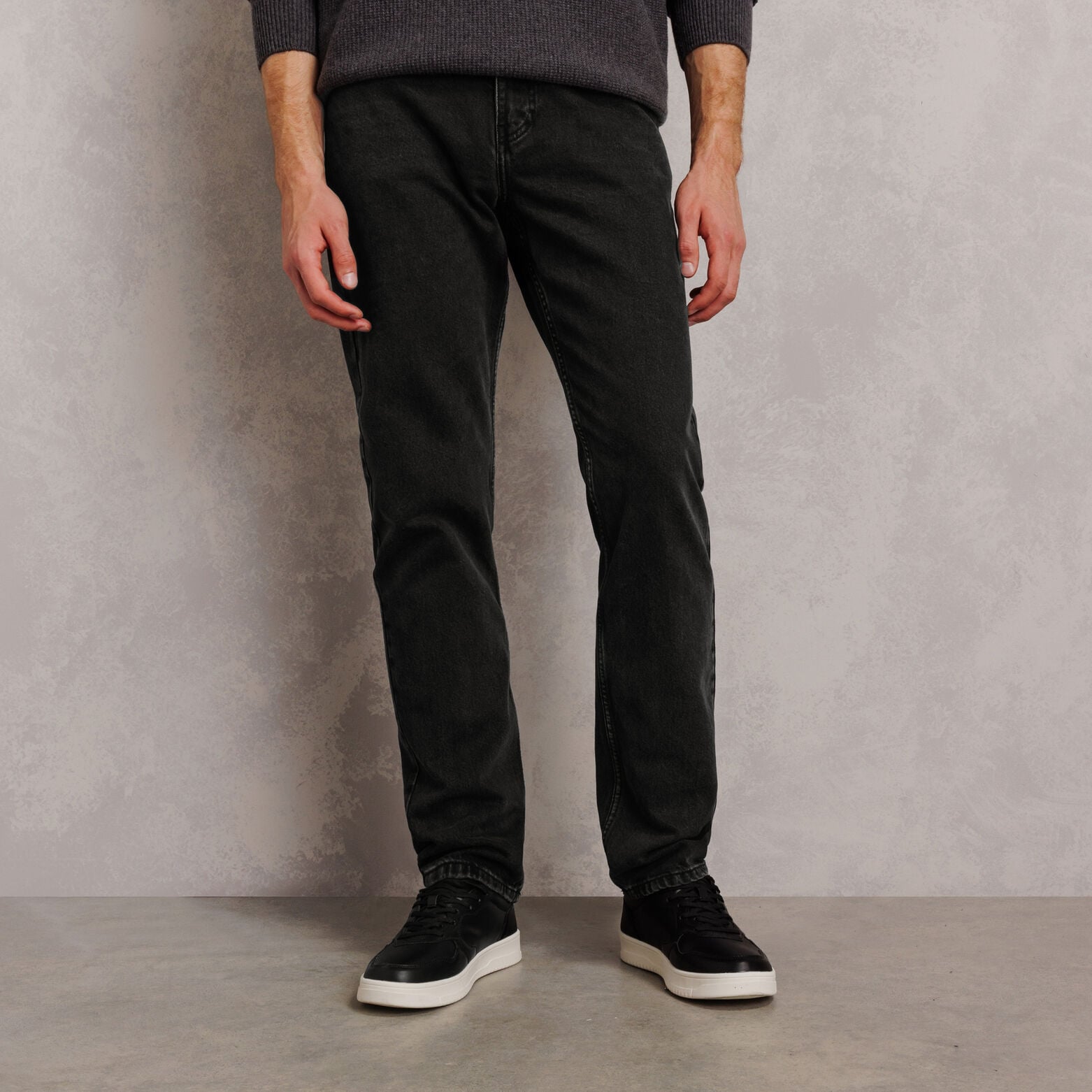 Jean straight 4 longueurs 100% coton