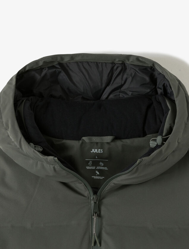 Doudoune zipp&eacute;e &agrave; capuche