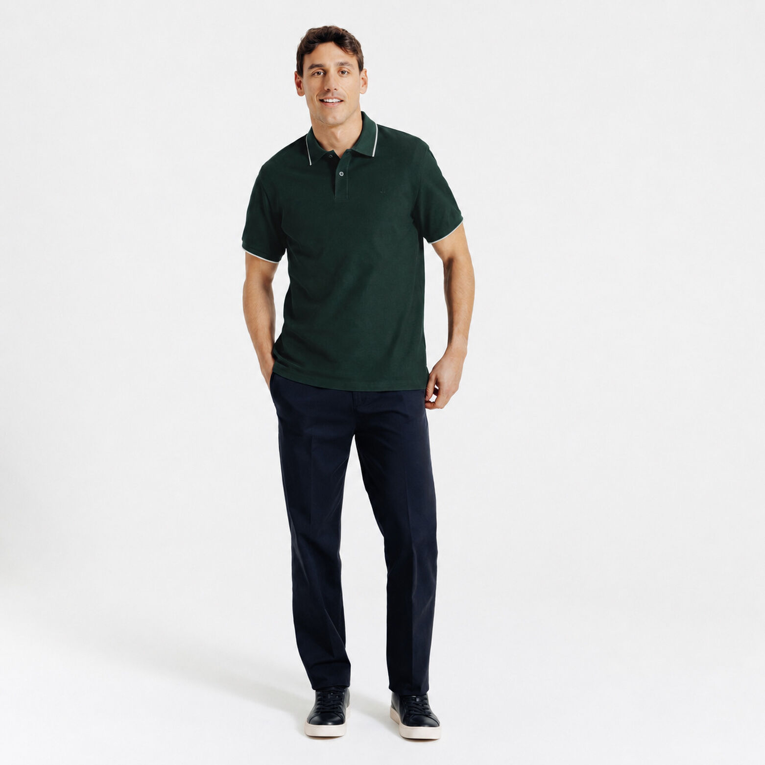 Polo manches courtes uni "le parfait by JULES"