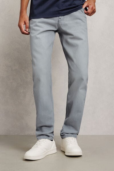 Straight jeans 100% katoen