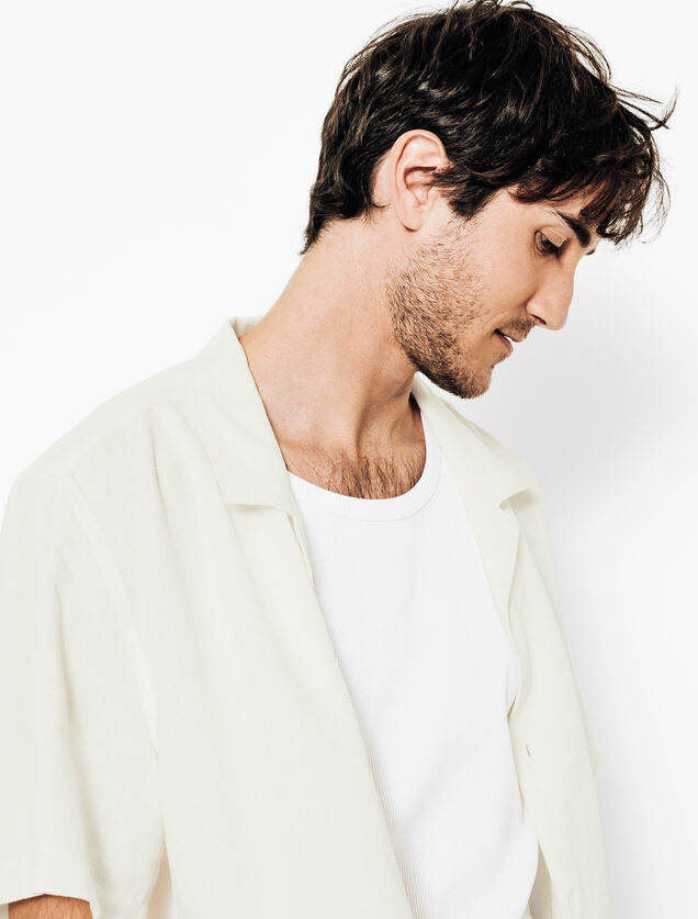 Chemisette en TENCEL¿ Lyocell col requin