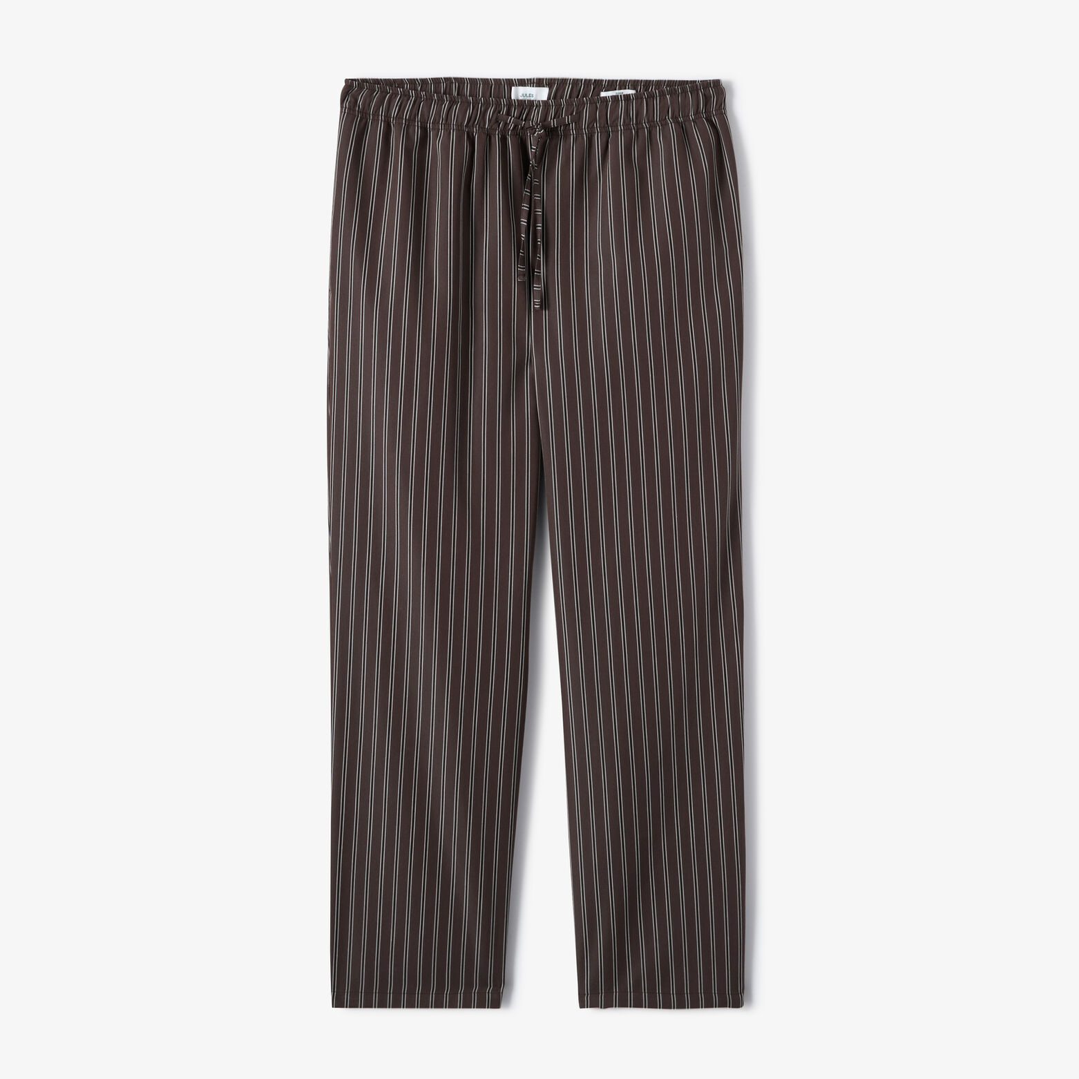 Pantalon loose taille &eacute;lastiqu&eacute;e ray&eacute;