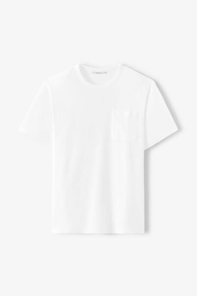 T-shirt in wafelstof