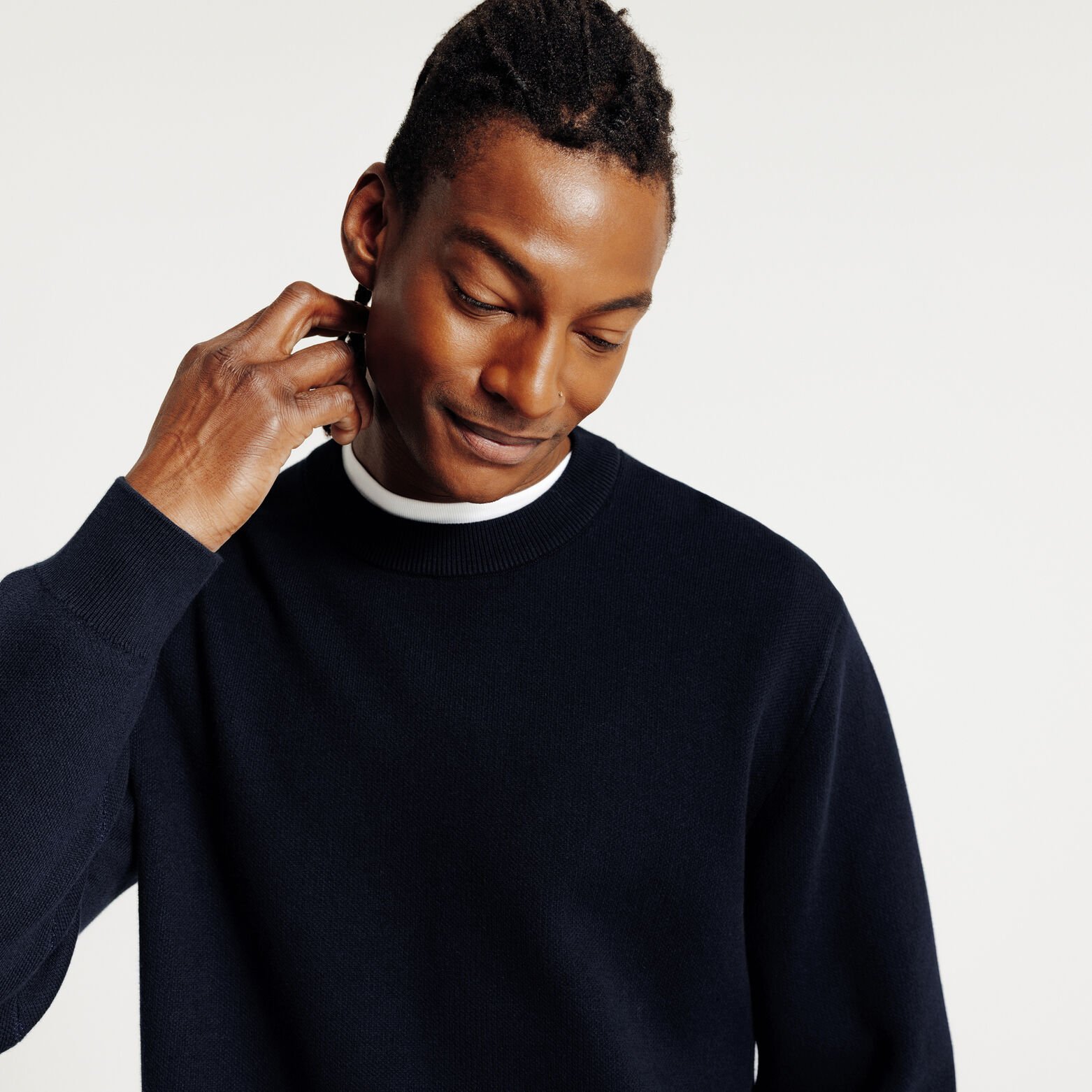 Pull col rond &eacute;pais