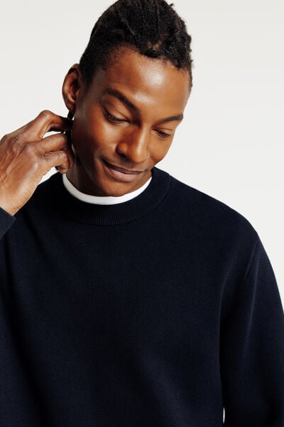 Pull col rond &eacute;pais