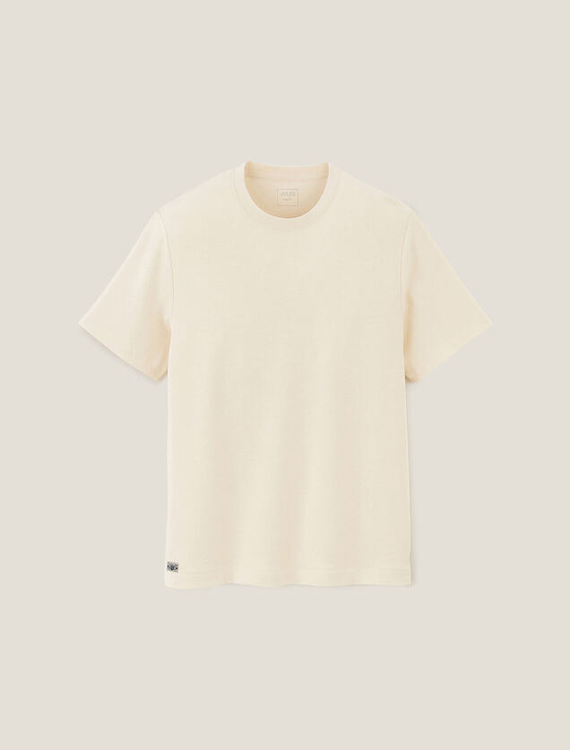 Tee shirt matière reliéfée