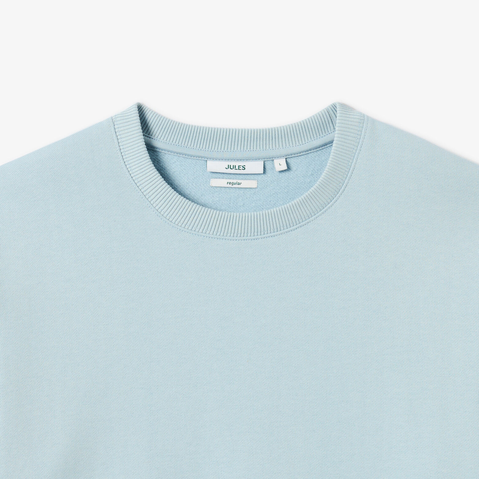 Sweat col rond molleton uni