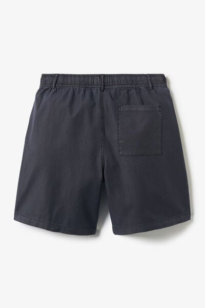 Bermuda coton lin taille &eacute;lastiqu&eacute;e