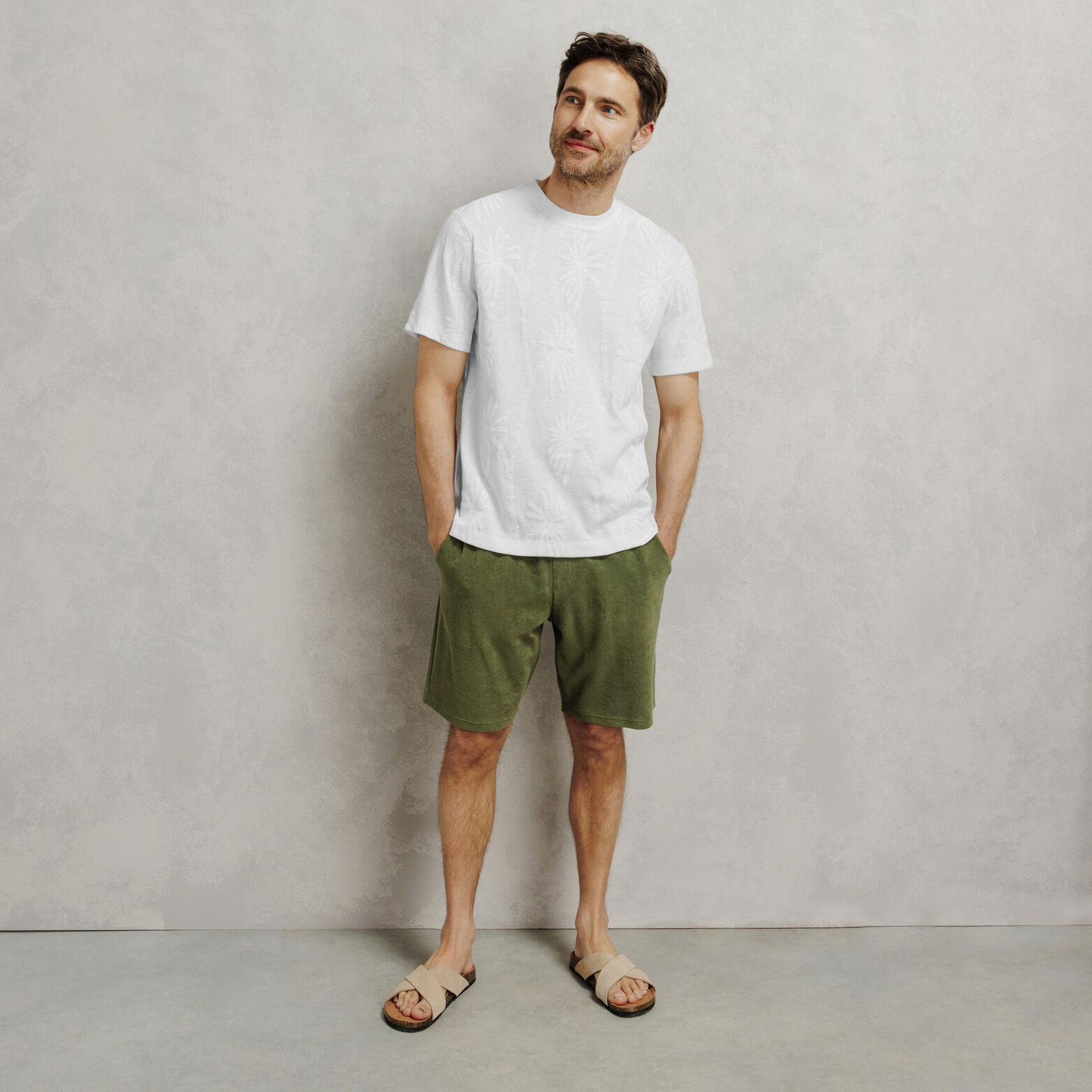Tee shirt imprim&eacute; palmier