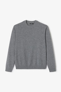 Pull col rond m&eacute;rinos cachemire