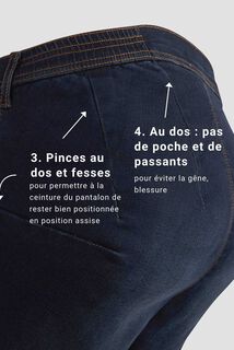 Jean slim pour personne à mobilité réduite