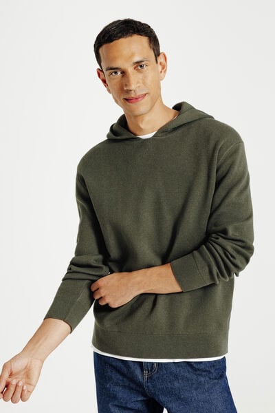 Pull &agrave; capuche &eacute;pais
