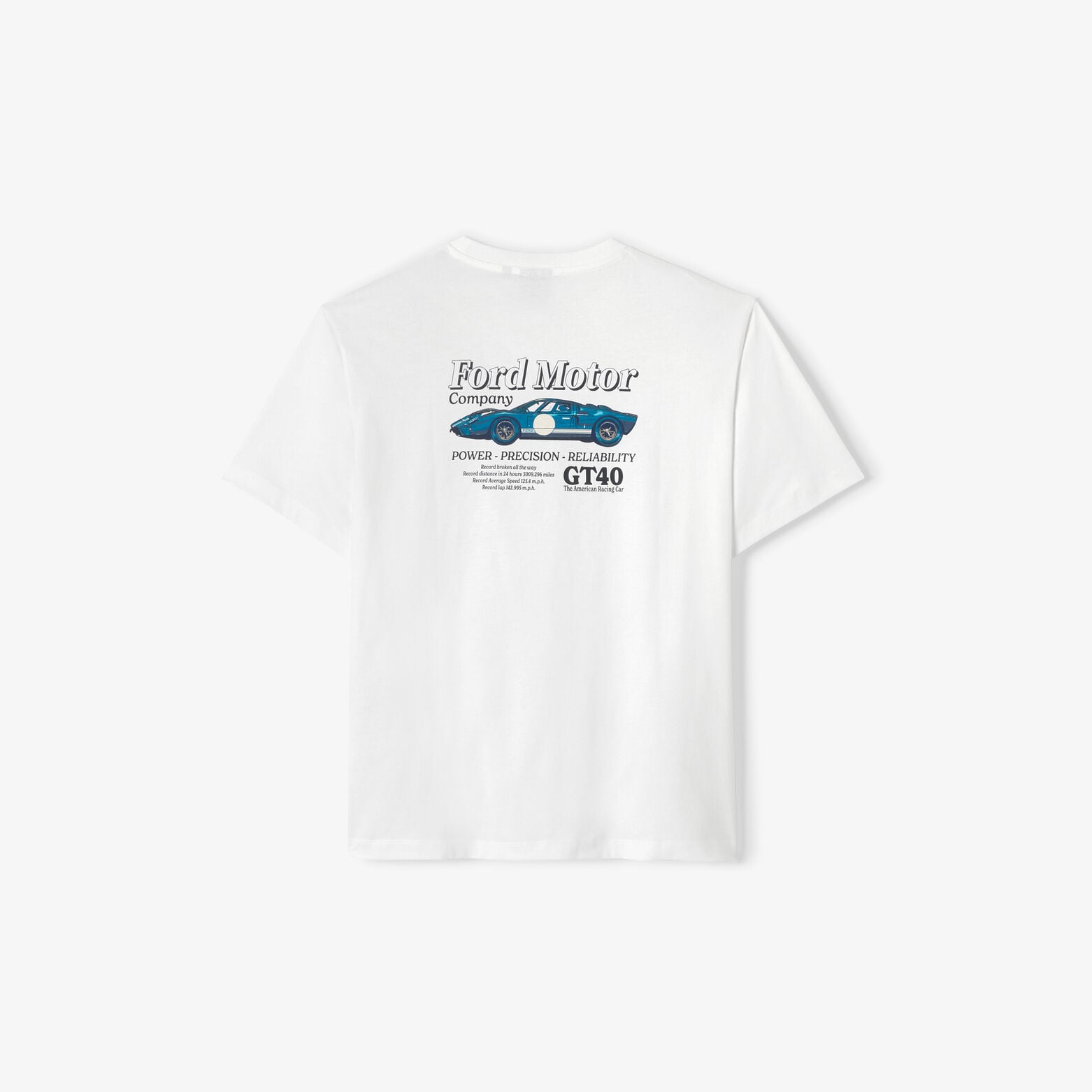 Tee shirt imprim&eacute; devant dos licence Ford GT40
