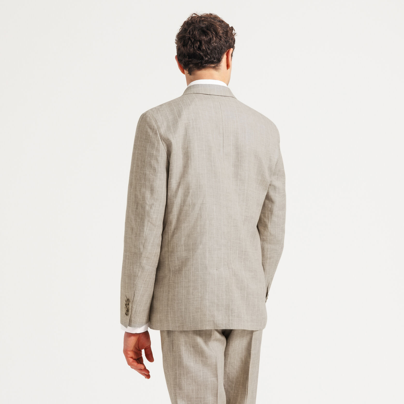 Veste de costume crois&eacute;e confort