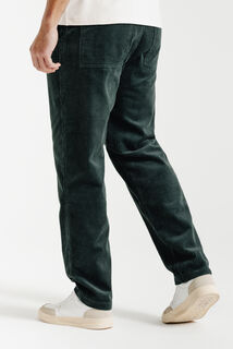 Pantalon en velours taille &eacute;lastiqu&eacute;e