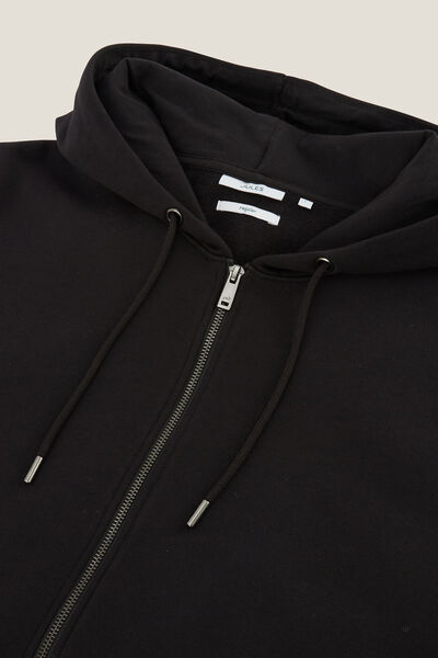 Sweater met kap en rits