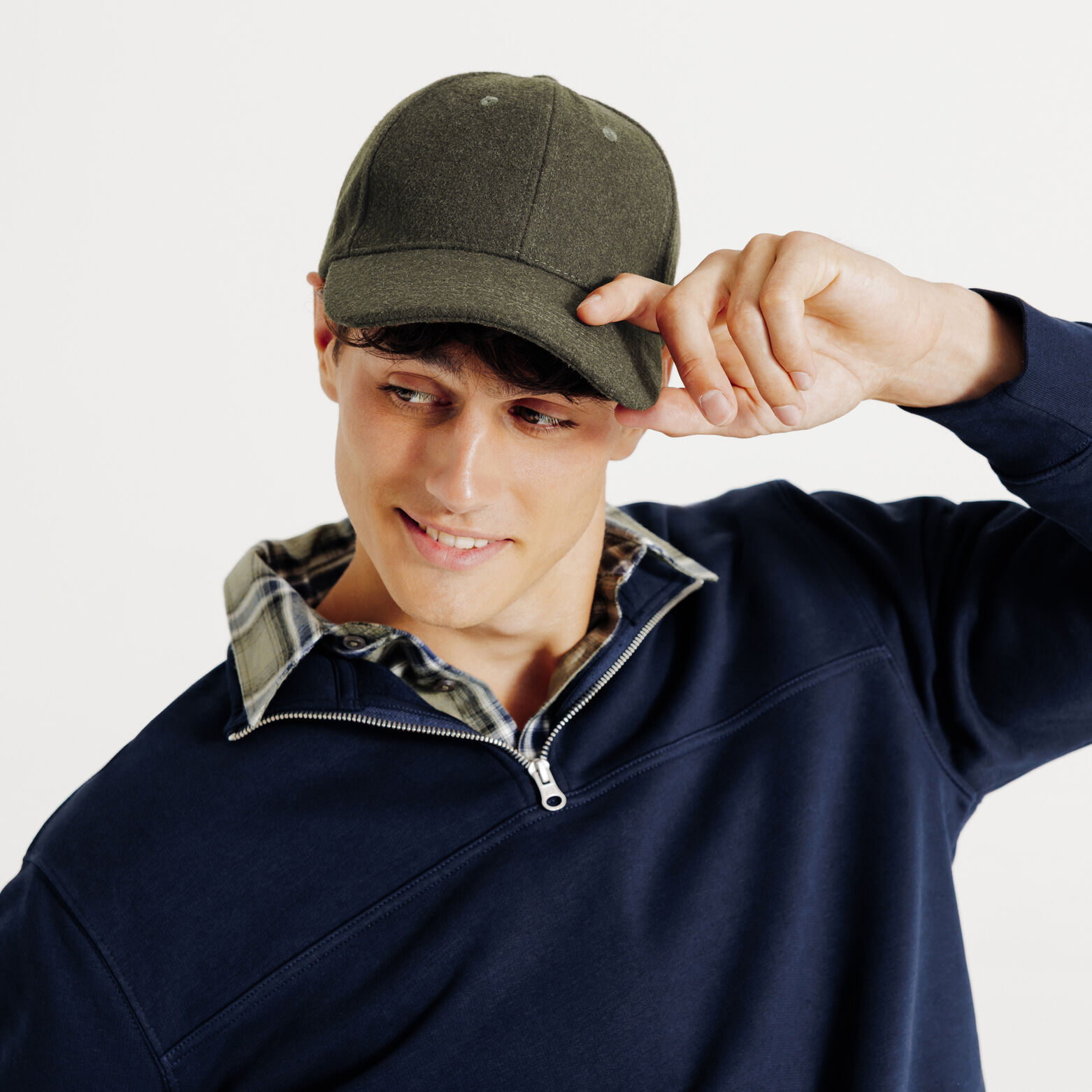 Casquette en flanelle