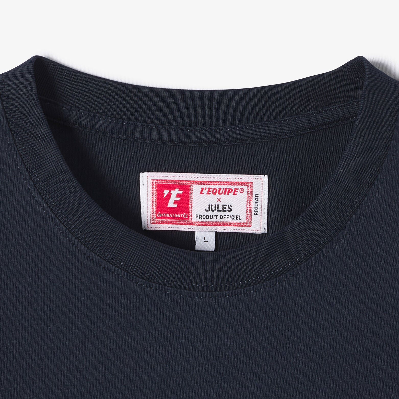 Geborduurd T-shirt met L&iquest;&Eacute;quipe licentie