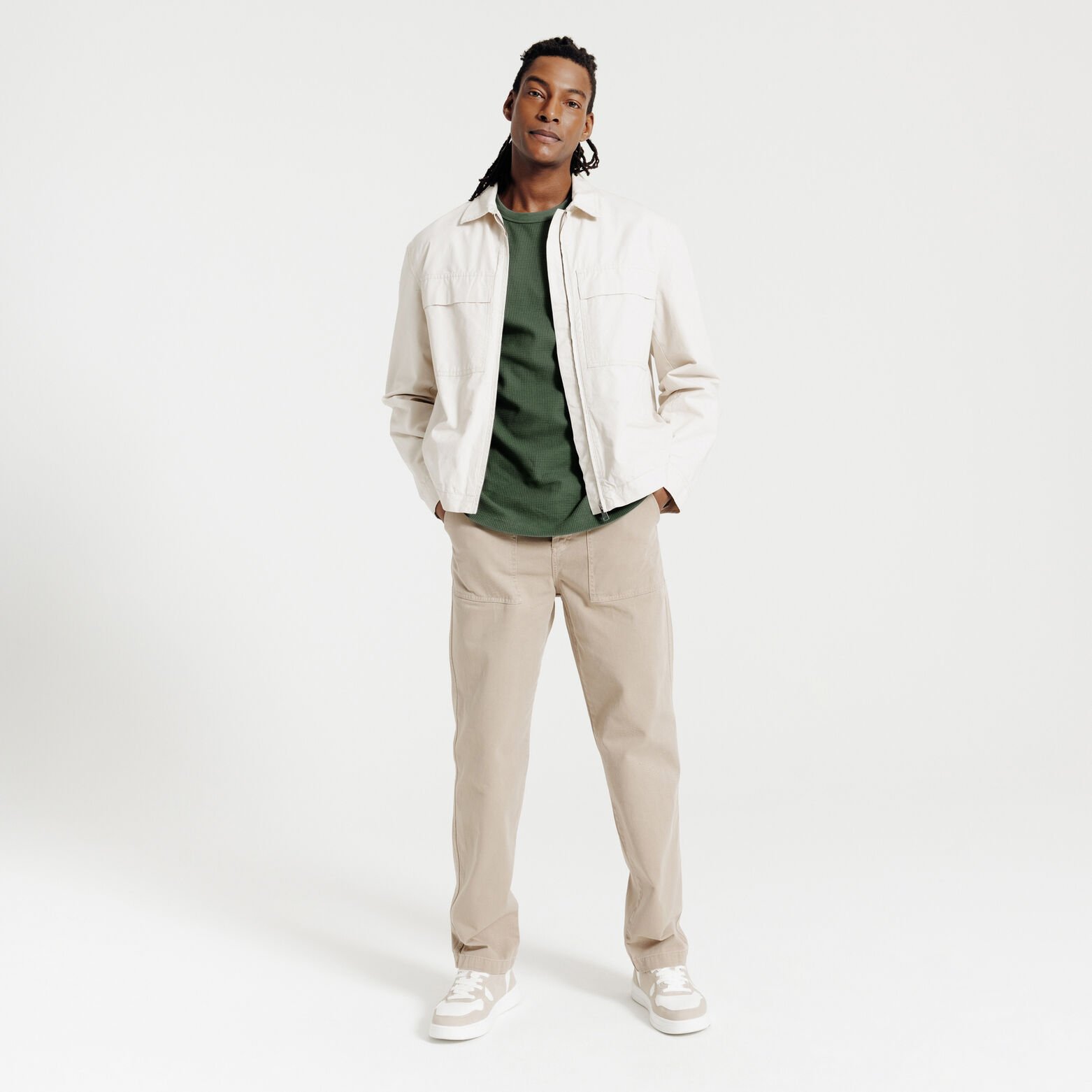 Tee shirt mati&egrave;re gaufr&eacute;e