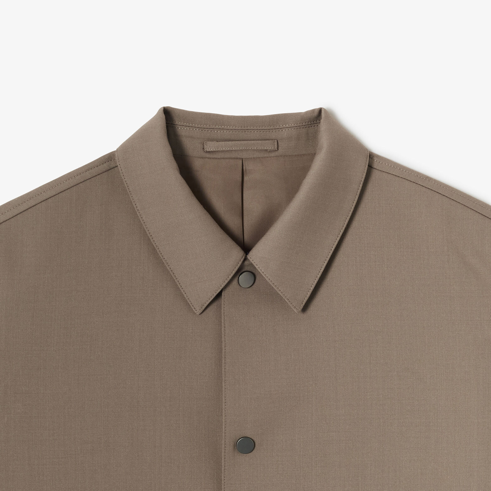 Vest hemdskraag met drukknopen