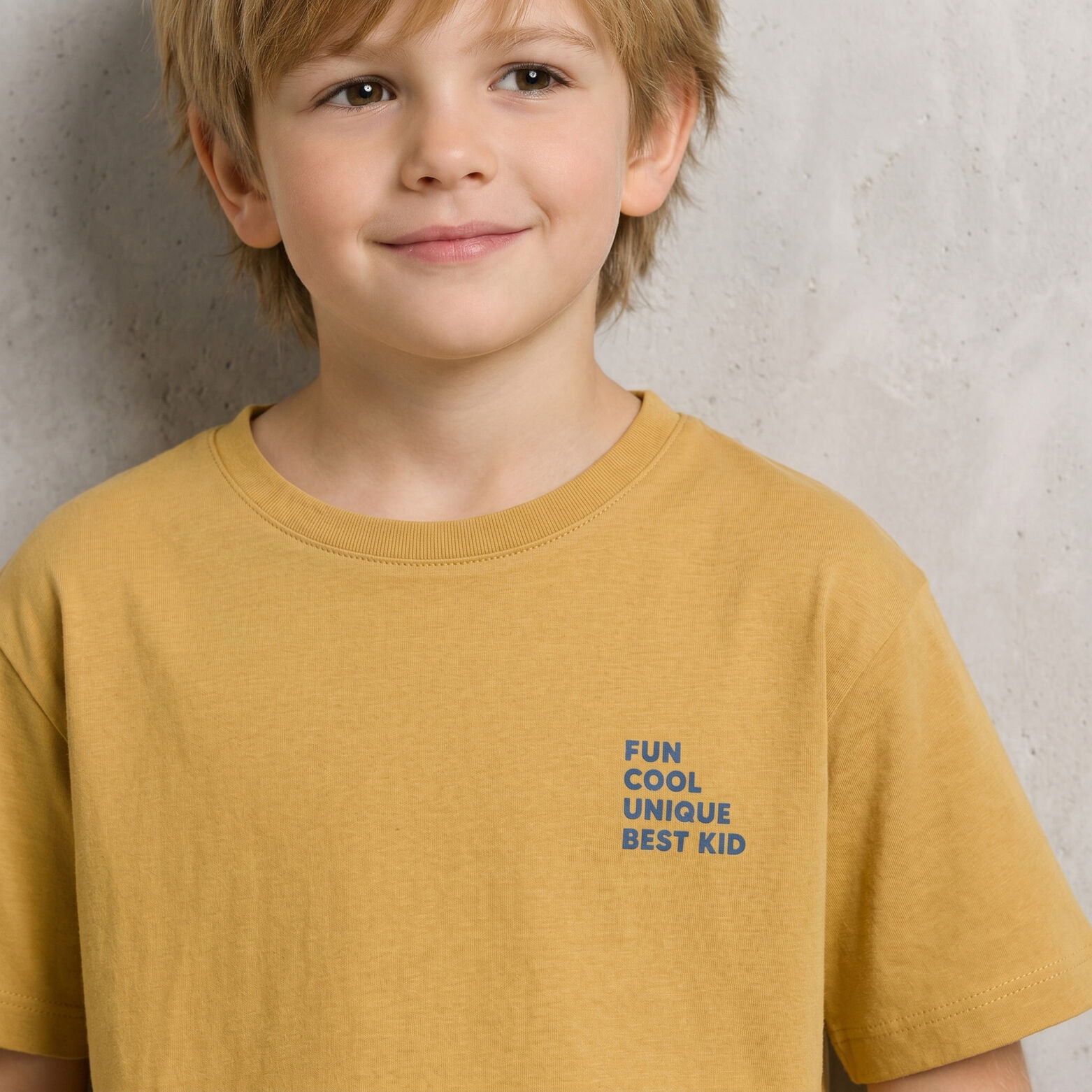 Tee shirt enfant  f&ecirc;te des p&egrave;res imprim&eacute; poitrine